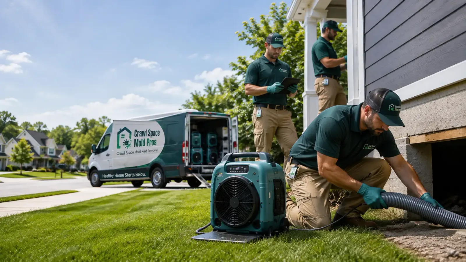 Crawl Space Mold Removal in Parma, ID
